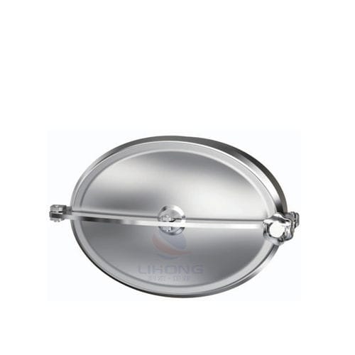 Paso de hombre de acero inoxidable - Wenzhou Lihong Machinery TECHNOLOGY Co., LTD - sanitario / ovalado
