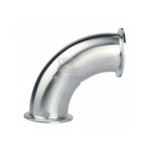 Codo para cañería de acero inoxidable - Wenzhou Lihong Machinery TECHNOLOGY Co., LTD - 90° / sanitario
