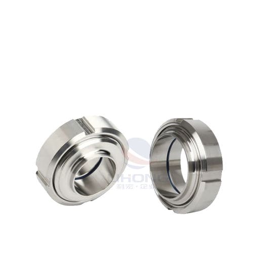 Tuerca de junta de unión - Wenzhou Lihong Machinery TECHNOLOGY Co., LTD - hexagonal / larga / de acero inoxidable