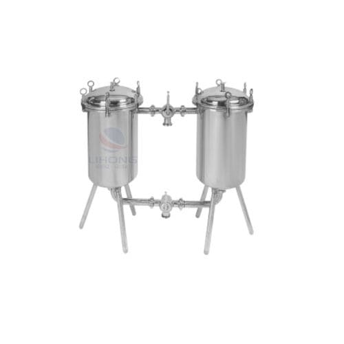 Filtro de líquido - Wenzhou Lihong Machinery TECHNOLOGY Co., LTD - para leche / de cesta doble / de tamiz