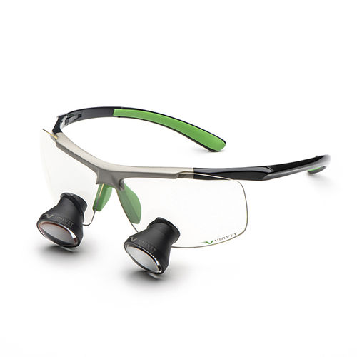 Gafa de seguridad de policarbonato - Quick Loupes - UNIVET - con lupa