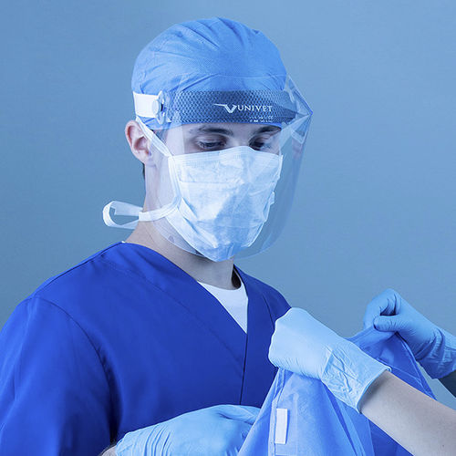 Visera de protección médica - 701.02 - UNIVET - contra la radiación UV
