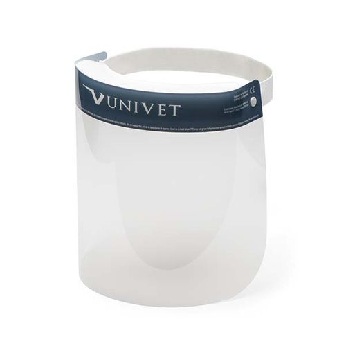 Visera de protección médica - 703 - UNIVET - desechable / contra la radiación UV
