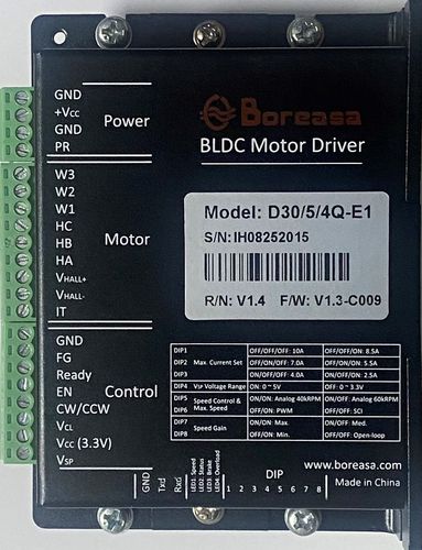 Control de motor con controlador integrado - D30/5/4Q-E1 - Boreasa Technologies Co., Ltd - BLDC