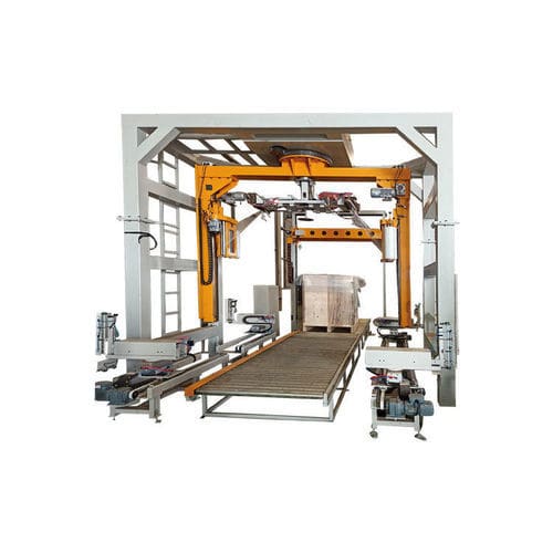 Envolvedora con dos brazos giratorios - Shandong Dyehome Intelligent Equipment Co.,Ltd - automática / para producto de gran tamaño / con dos bobinas
