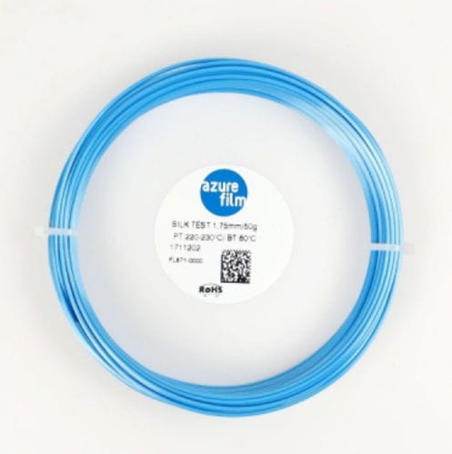 Filamento Silk para impresora 3D - FL871 series - AzureFilm d.o.o. - 1,75 mm / azul / marrón