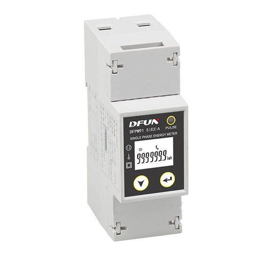 Contador de energía eléctrica monofásico - DFPM91  - DFUN (ZHUHAI) CO.,LTD. - en riel DIN / 50 Hz / RS-485