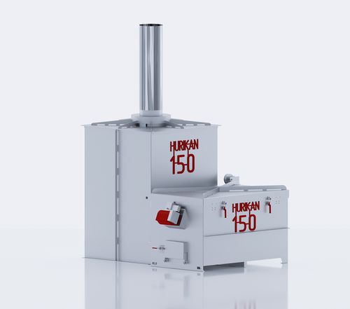Incinerador para residuos médicos - HURIKAN 150 - Eco-Spectrum LLC - para residuos farmacéuticos / para desechos animales / para residuos peligrosos