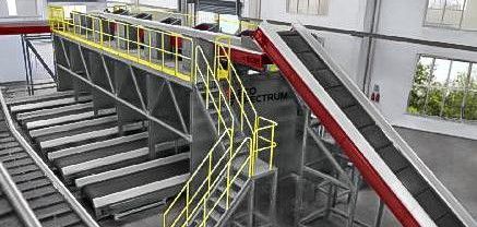 Sistema de clasificación para la industria del automóvil - SK-80 - Eco-Spectrum LLC - para reciclaje / para el reciclado de plástico / para la industria agroalimentaria