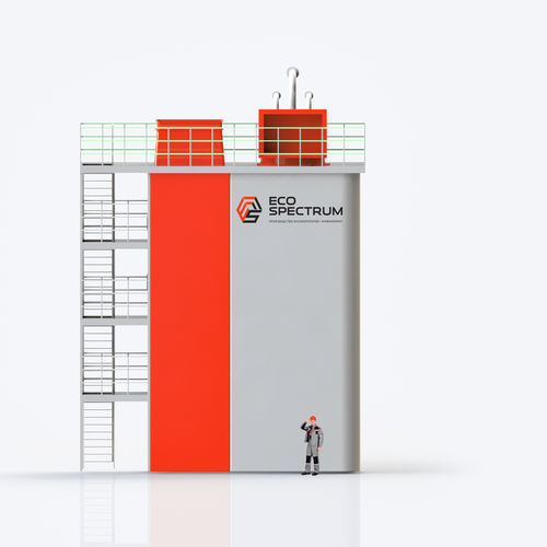 Caldera de agua caliente - GEOTHERM WGB (V) 68,9 - Eco-Spectrum LLC - de gas / acuotubular / vertical