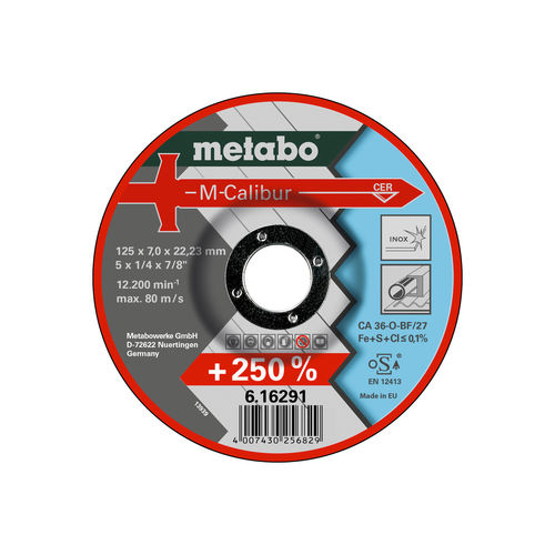 Muela de tratamiento de superficie - M-Calibur - Metabowerke - de botón / de cerámica