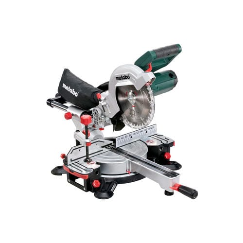 Sierra ingletadora - KGS 216 M  - Metabowerke - para madera / con unidades de traslación / compacta