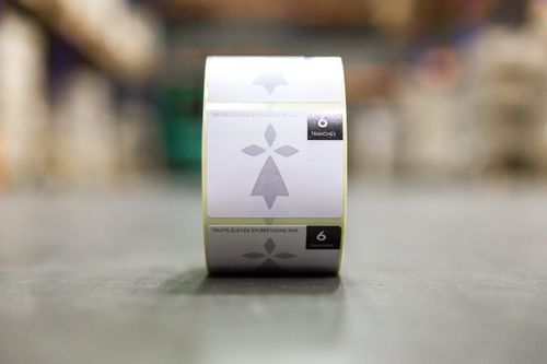 Etiqueta de identificación - SACPO SAS - de transferencia térmica / imprimible / con motivos estampados