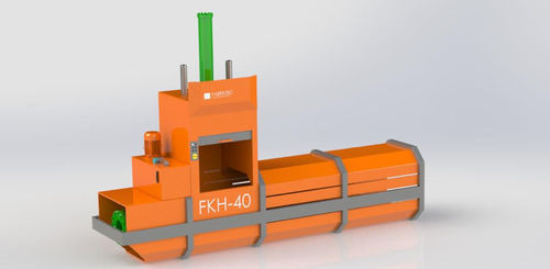 Prensa de balas para residuos - FKH-40 eco - FabrikTec Brasil - horizontal / de carga frontal / automática