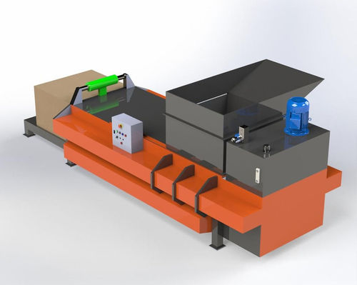 Prensa de balas para residuos - FKH-50  - FabrikTec Brasil - horizontal / de carga superior / automática
