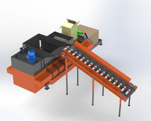 Prensa de balas para residuos - FKH-50 com Perfurador - FabrikTec Brasil - horizontal / de carga superior / automática