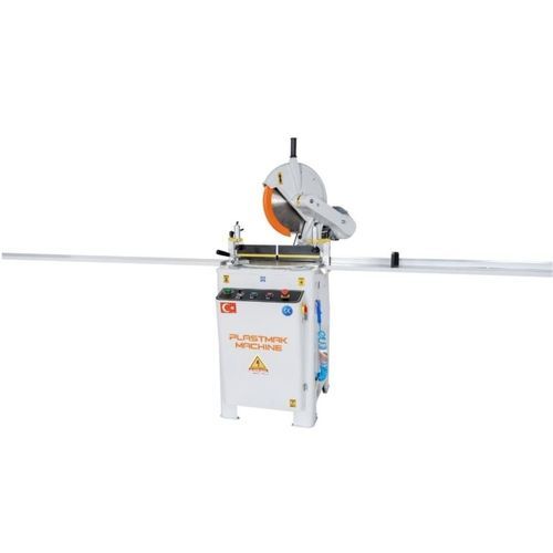 Máquina de corte con cabezal superior - SÇ431 - PLASTMAK MACHINE - de hoja rotativa / para aluminio / para PVC