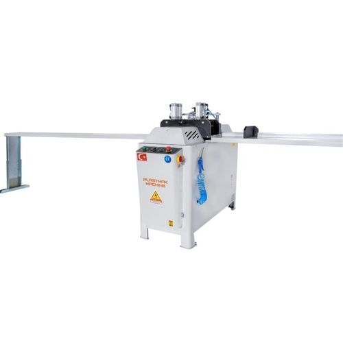 Máquina de corte de listones - S.Ç 301S - PLASTMAK MACHINE - de hoja rotativa / para aluminio / para PVC