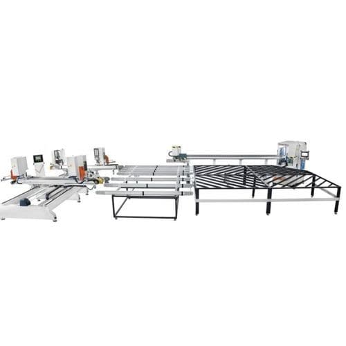 Línea de soldadura de cuatro ángulos - PVC 4 - PLASTMAK MACHINE - automática / de alta velocidad / CNC