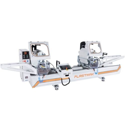Máquina de corte doble cabezal - SÇ400 - PLASTMAK MACHINE - de cuchilla / para aluminio / para PVC
