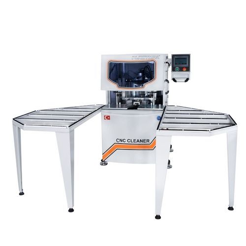 Máquina de limpieza de esquina - S.Ç6000 - PLASTMAK MACHINE - de cepillo / semiautomática / CNC