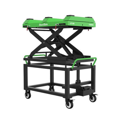Puente elevador de tijera - LT150 - SHENZHEN SMARTSAFE TECH CO.,LTD. - 1,5 toneladas / neumático / para coche