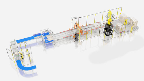 Paletizador por capas - BOXPACKER PLUS - Keeltek  - industrial / para la industria / de accesibilidad
