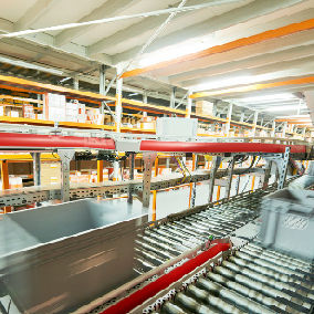 Transportador de rodillos - Jiangsu EBIL Intelligent Storage Technology Co.,Ltd. - horizontal / para palés / de bolsas