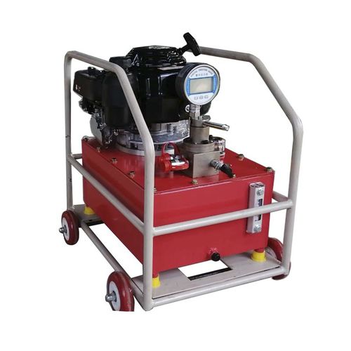 Grupo hidráulico con motor de gasolina - PHG series - Pingyuan Jingke Hydraulic Co., Ltd - para llave dinamométrica / para tensor de tornillos / sobre ruedas
