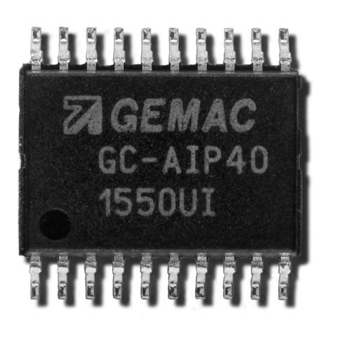 Microchip de potencia - GC-AIP40 - AMAC ASIC - und Mikrosensoranwendung Chemnitz GmbH - programable / digital / analógico