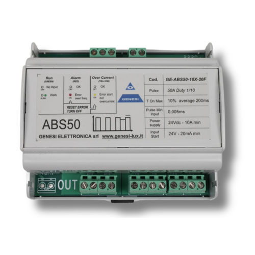 Controlador de alumbrado Ethernet - ABS50 - GENESI ELETTRONICA SRL - USB / EtherCAT / 1 canal