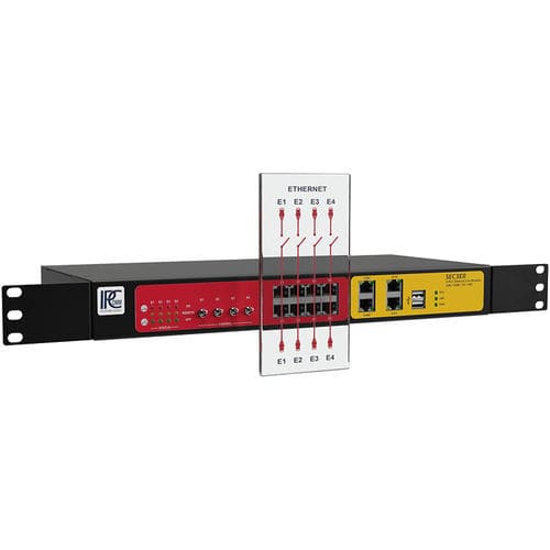 Conmutador Ethernet administrable - ipELB - IPCOMM GmbH - 4 puertos / integrado / en línea