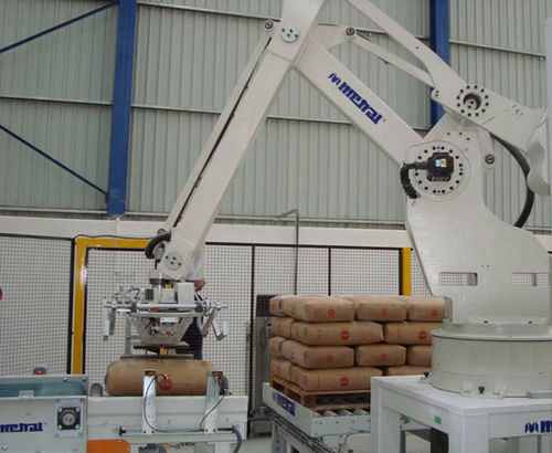 Paletizador robotizado - RP6000 - Metral - de bolsas / para cajas / para botellas