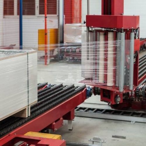 Envolvedora con brazo giratorio - Buy a Conveyor - automática / de film estirable