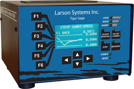 Instrumento de medida de longitud - Tiger Gage - Larson Systems Inc. - digital / para muelles