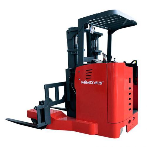 Carretilla retráctil alimentada por batería - MQB series - MiMA electric forklift - para conductor de pie / de manipulación / para pasillos muy estrechos
