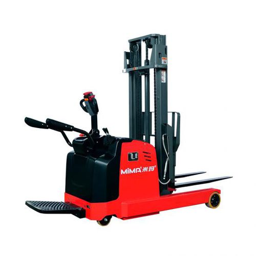 Apiladora alimentada por batería - MFA series - MiMA electric forklift - con plataforma para el operador / de transporte / para palés