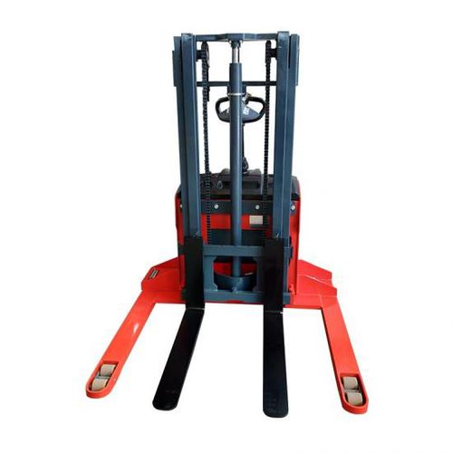 Apiladora alimentada por batería - MB series - MiMA electric forklift - con plataforma para el operador / para almacén / para palés