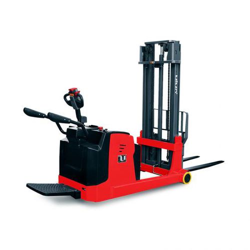 Apiladora alimentada por batería - MBB series - MiMA electric forklift - con plataforma para el operador / para almacén / de manipulación