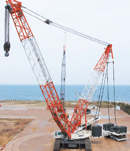 Grúa con orugas - 6000SLX series - Sumitomo Heavy Industries Construction Crane - en celosía / para obra / de elevación