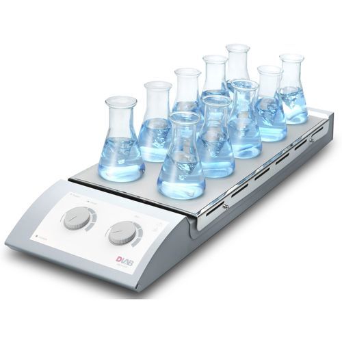 Agitador de laboratorio magnético - MS-H-S10 - DLAB Scientific Co., Ltd. - de matraz / de mesa / de placa caliente