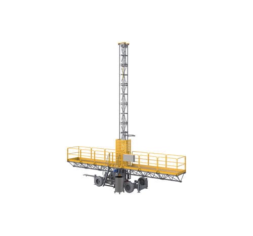 Plataforma sobre mástil de un mástil - MCWP450 series - Ficont Industry (Beijing) Co., Ltd. - de doble mástil