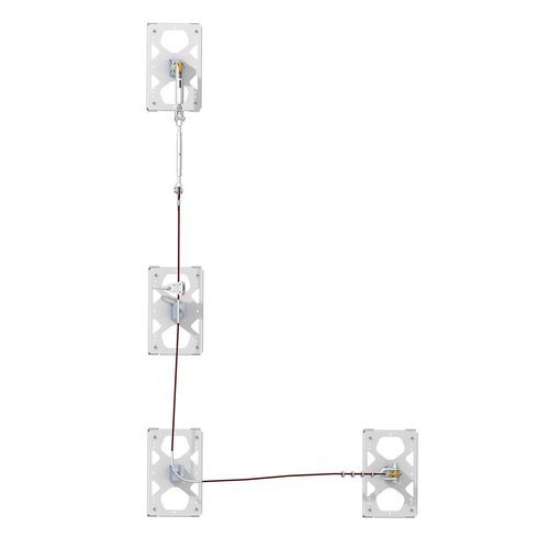 Línea de vida horizontal - TF series - Ficont Industry (Beijing) Co., Ltd. - permanente / flexible / EN 795