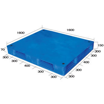 Palé de plástico - QH-1616(H) - Shanghai Qinghao Plastic Pallet Manufacture Co., Ltd. - de múltiples vías