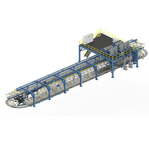 Línea de producción automática - Oval - ZHEJIANG HENGHUI MACHINERY CO.,LTD - de alta velocidad / lineal / controlada por PLC