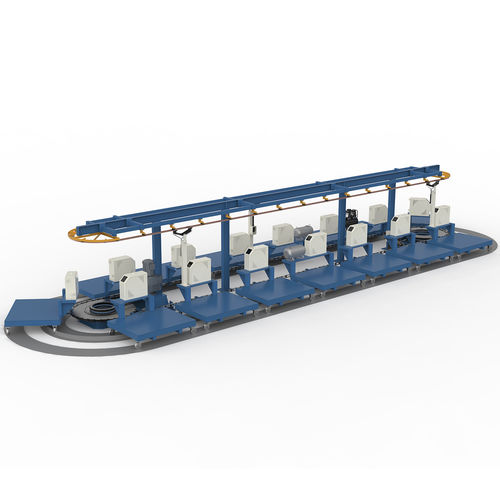 Línea de producción automática - Ground Rail  - ZHEJIANG HENGHUI MACHINERY CO.,LTD - continua / de alta velocidad / modular
