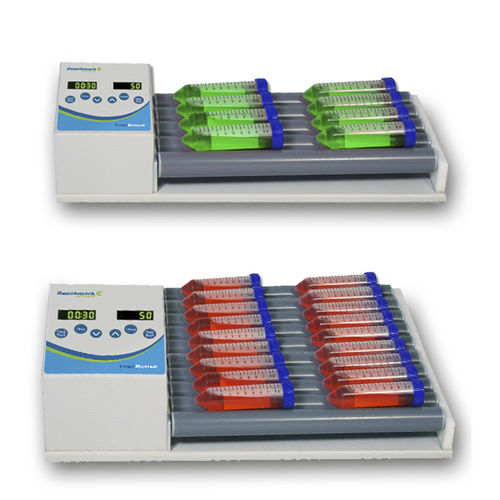 Agitador de laboratorio basculante - R300 series - BENCHMARK SCIENTIFIC - de rodillos / digital / de tubos de ensayo