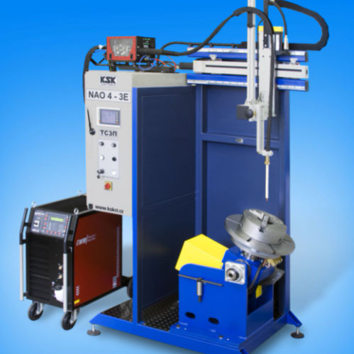 Máquina de chapado por soldadura MIG-MAG - NAO 4-3 - KSK - 5 ejes / controlada por PLC
