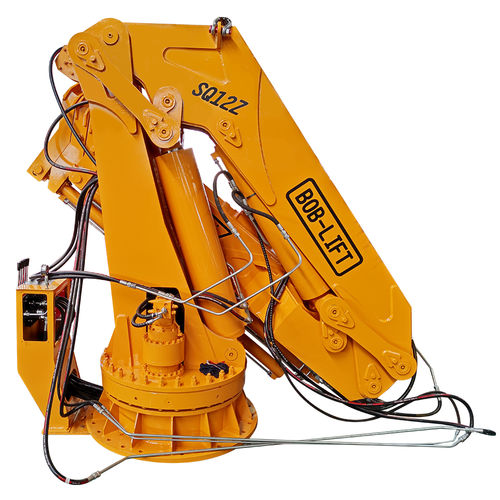 Grúa sobre barcaza - SQ12ZA4TJ - BOB-LIFT - articulada / para aplicaciones marinas / para altas cargas