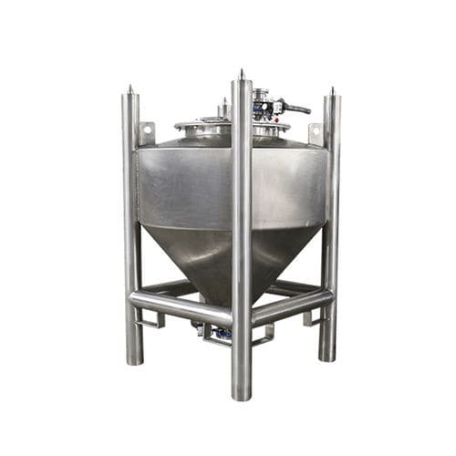 Silo de fondo cónico - Gaofu - de desempolvado / de polvo / para productos a granel